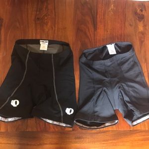 Pearl Izumi cycling shorts TWO pairs